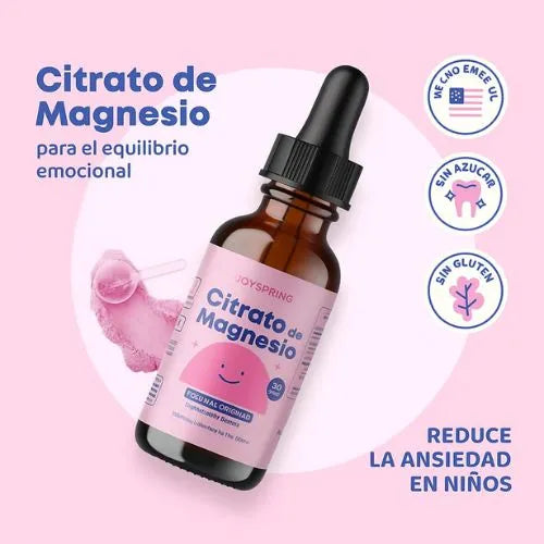 Citrato De Magnesio liquido - Suplemento natural para el apoyo diario de la mente y el cuerpo