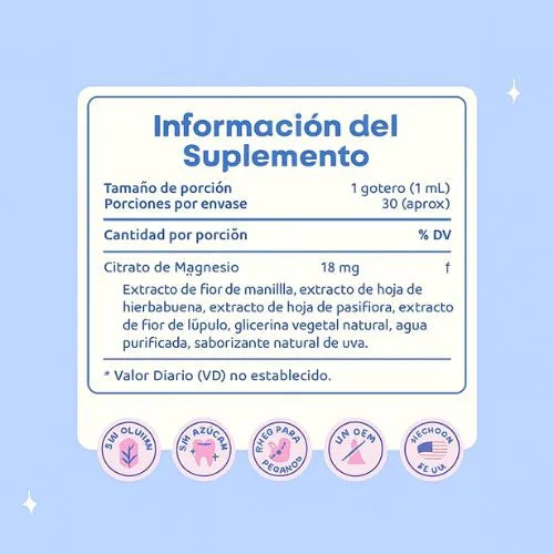 Citrato De Magnesio liquido - Suplemento natural para el apoyo diario de la mente y el cuerpo