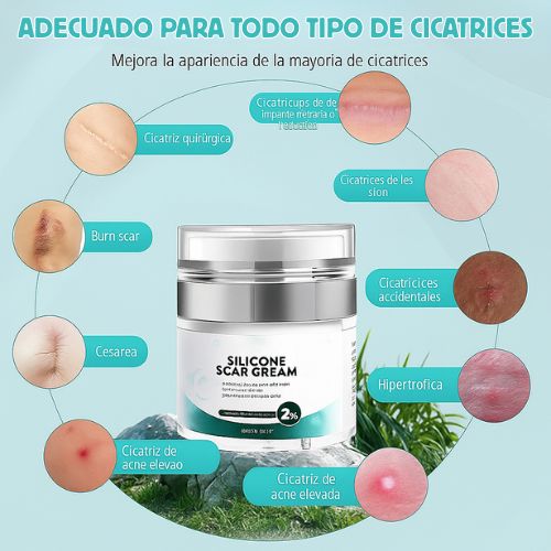 Crema eliminadora de cicatices