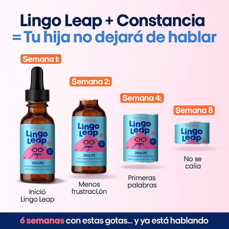 JoySpring Lingo Leap - Mejora la comunicación de tu hijo con ingredientes naturales y seguros