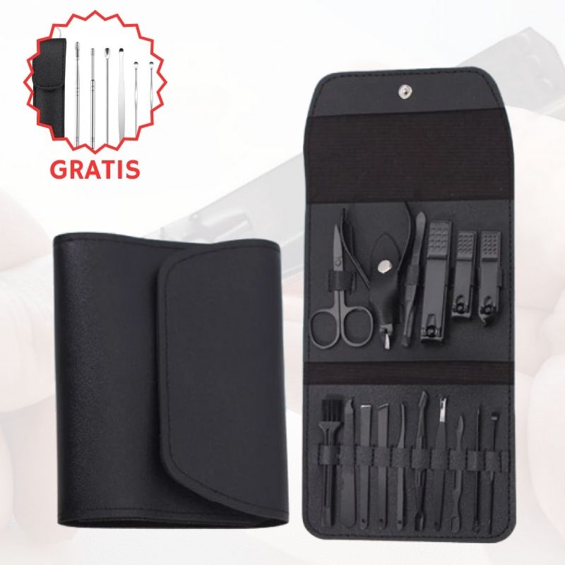 Kit profesional de Manicure Completo (16 Piezas) - GRATIS UN KIT DE LIMPIEZA PARA OIDOS