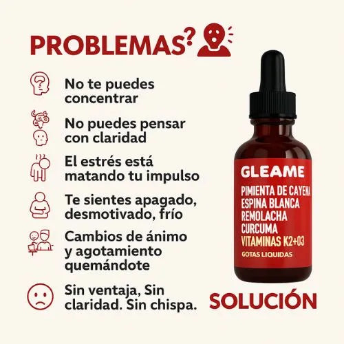 Gotas líquidas de pimienta de cayena para mejorar la circulación