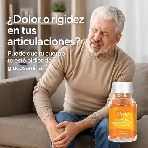 Gomitas de Glucosamina + Condrohitina: Regenera tus cartilagos (SIN AZUCAR)
