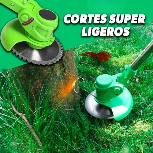 CORTADORA Y PODADORA DE MALEZA ELECTRICA + 2 BATERIAS