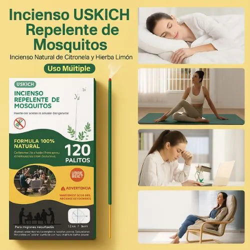 Repelente para mosquitos (120 Unidades)