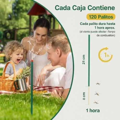 Repelente para mosquitos (120 Unidades)