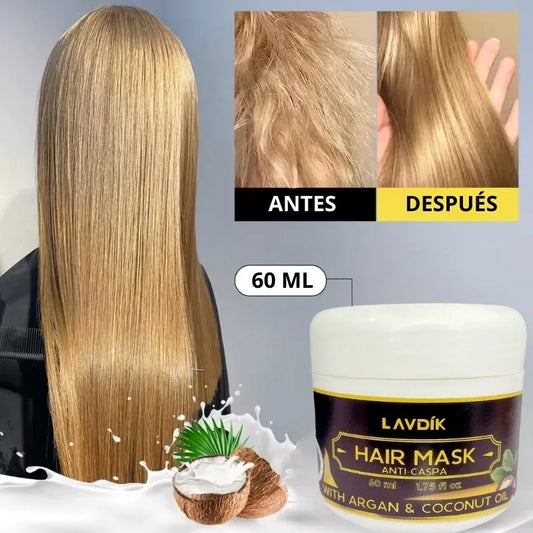 Mascarilla Capilar De Coco - Elimina la caspa desde la raiz