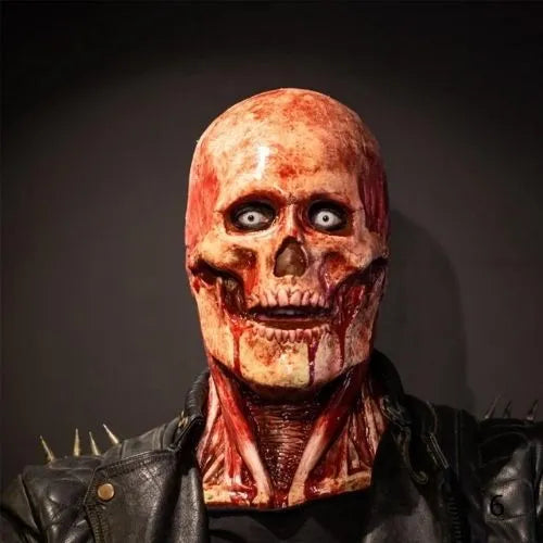 Máscara de calavera de Halloween de doble capa