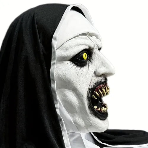 Máscara de monja de terror