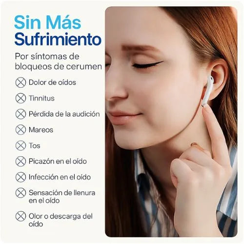 Spray eliminador de cera e infecciones de oído