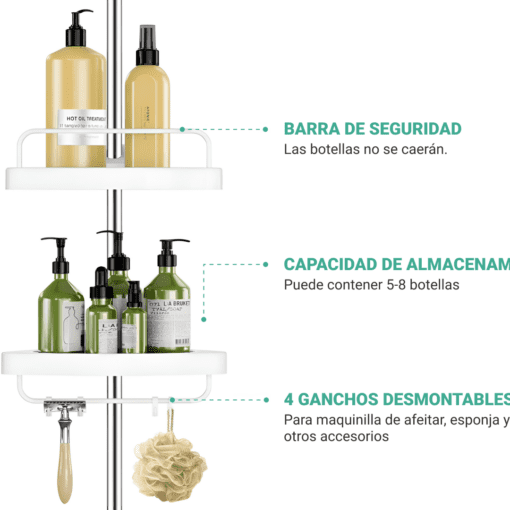 RACKBATH: Organizador de baño