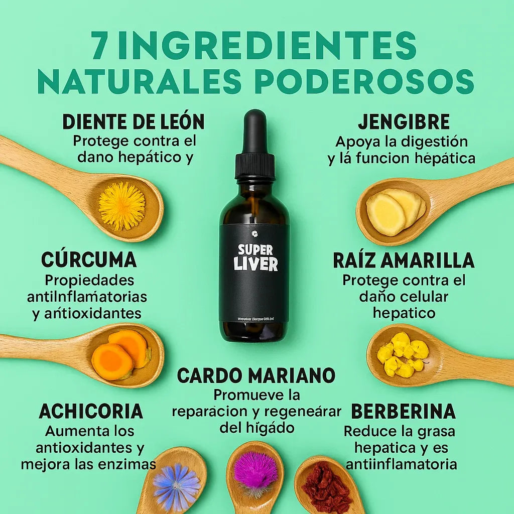 Super Liver - Elimina la cirrosis y el higado graso