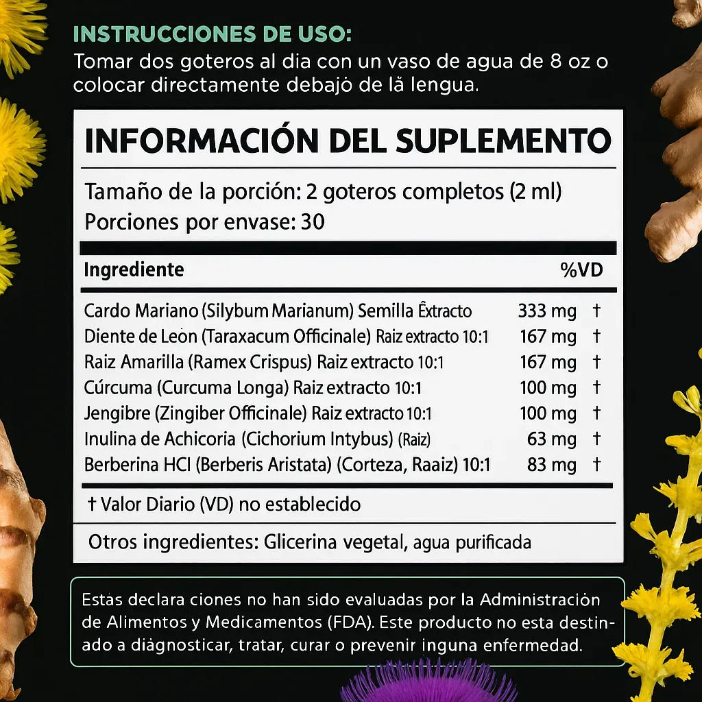 Super Liver - Elimina la cirrosis y el higado graso